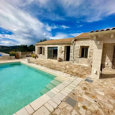 Villa Nikolas - A Luxurious Escape With Panoramic Views Gaios