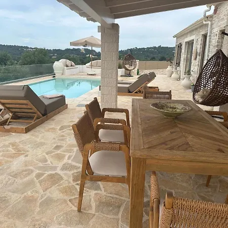 Villa Nikolas - A Luxurious Escape With Panoramic Views Gaios
